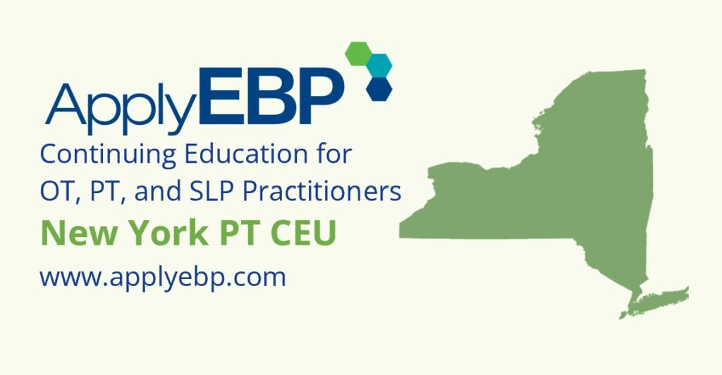 Apply EBP - New York PT CEU Approval image