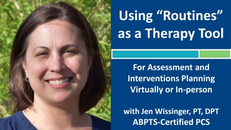 Infographics for Using Routines as a Therapy Tool Webinar