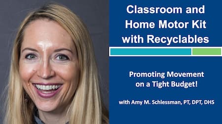 Infographics for Classroom and Home Motor Kit with Recyclables webinar