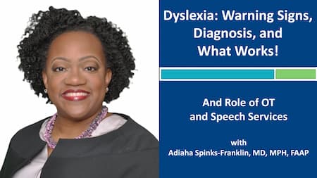 Infographics for Dyslexia webinar