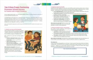 Image of Free Newsletter - Top 3 Ways Positioning Promotes School Success