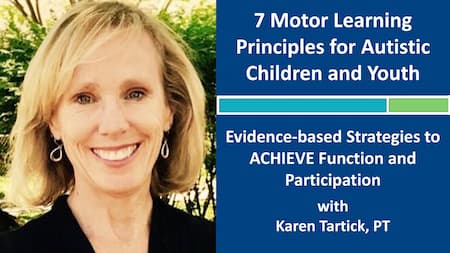 7 Motor Learning Principles for Autistic Children and Youth Infographic
