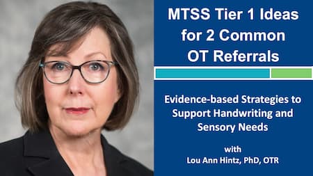 MTSS Tier 1 OT Ideas for 2 Referrals
