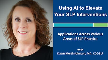 Infographic for AI for SLP Interventions Webinar
