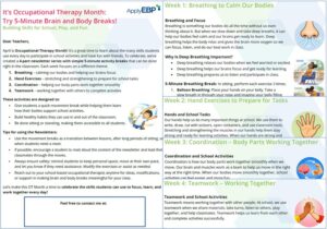 Image of OT Month Newsletters