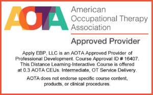 AOTA Imprimatur for Zoom using AI for OT Intervention 3 hrs