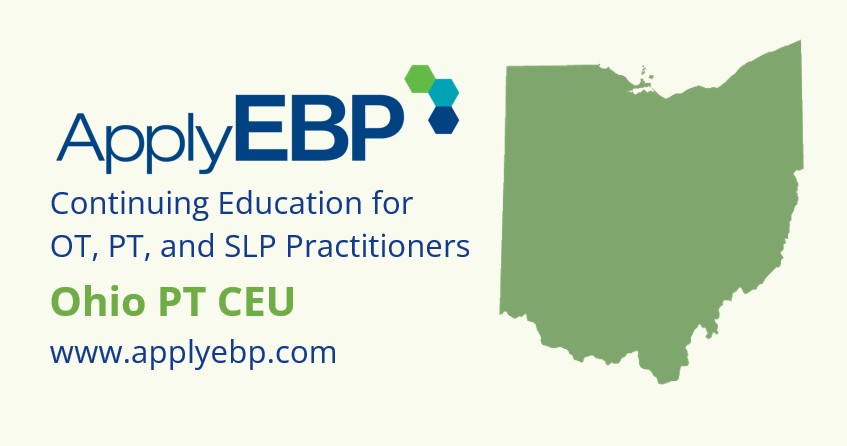 Apply EBP - Ohio PT CEU Approval Infographic