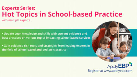 Experts Series - Hot Topics in School-based Practice - Workshop Topics Infographics